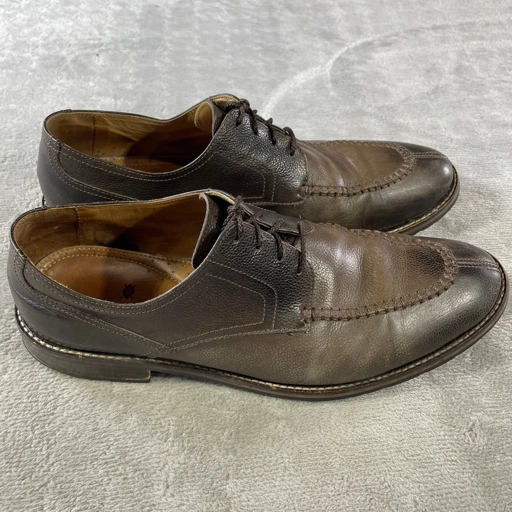 Martin Dingman Countrywear Derby Dress Shoes Mens 11.5 Brown Leather Apron Toe